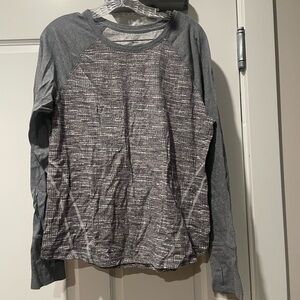 Tek Gear Heather Gray Long Sleeve Shirt size xl